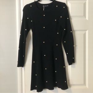 Zara Soft Pearl Knit Dress